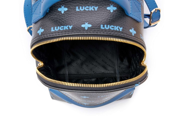Lucky Bees 338 Mochila Negro y Azul